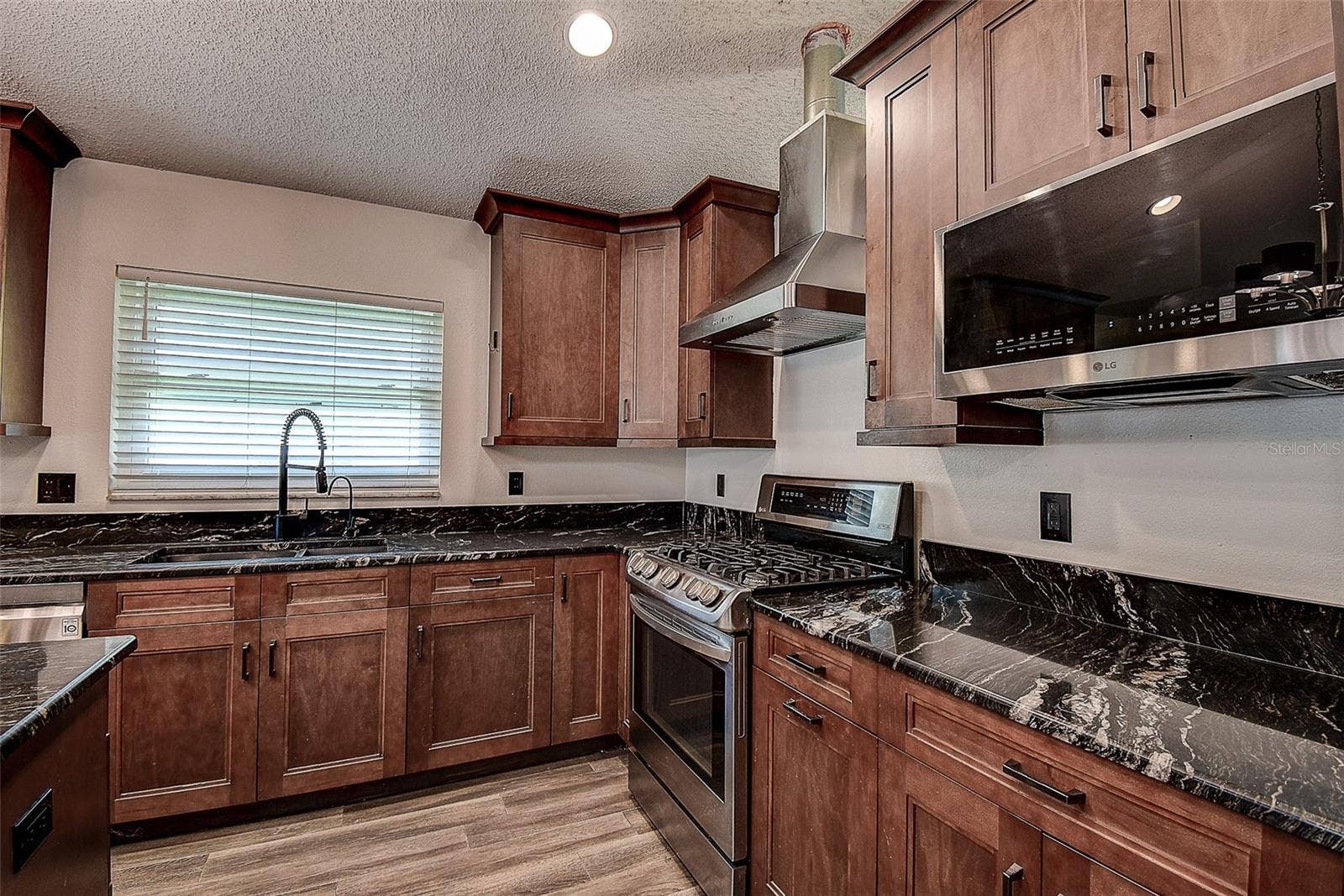 1709 SCOTCH PINE DRIVE, Brandon, FL 33511 Large Kitchen with all wood soft close cabinetry and built-in microwave