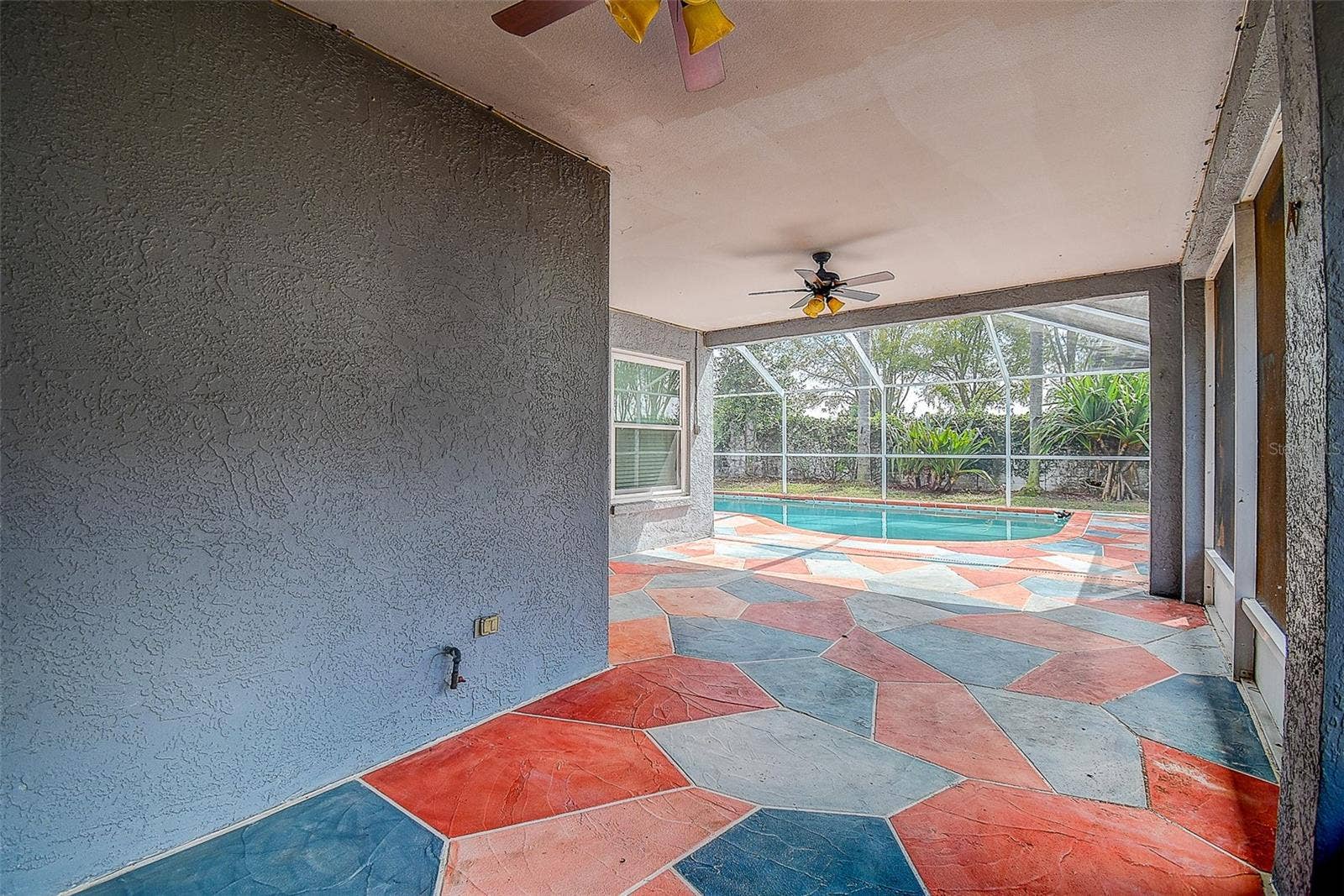 1709 SCOTCH PINE DRIVE, Brandon, FL 33511 Covered Patio toward Pool