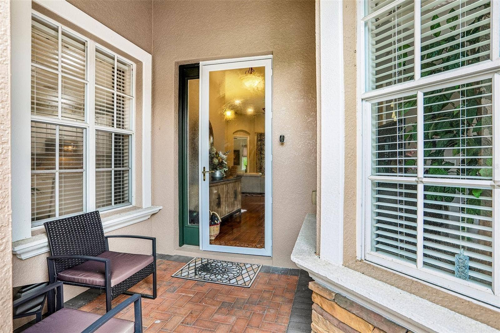 Front porch and entry