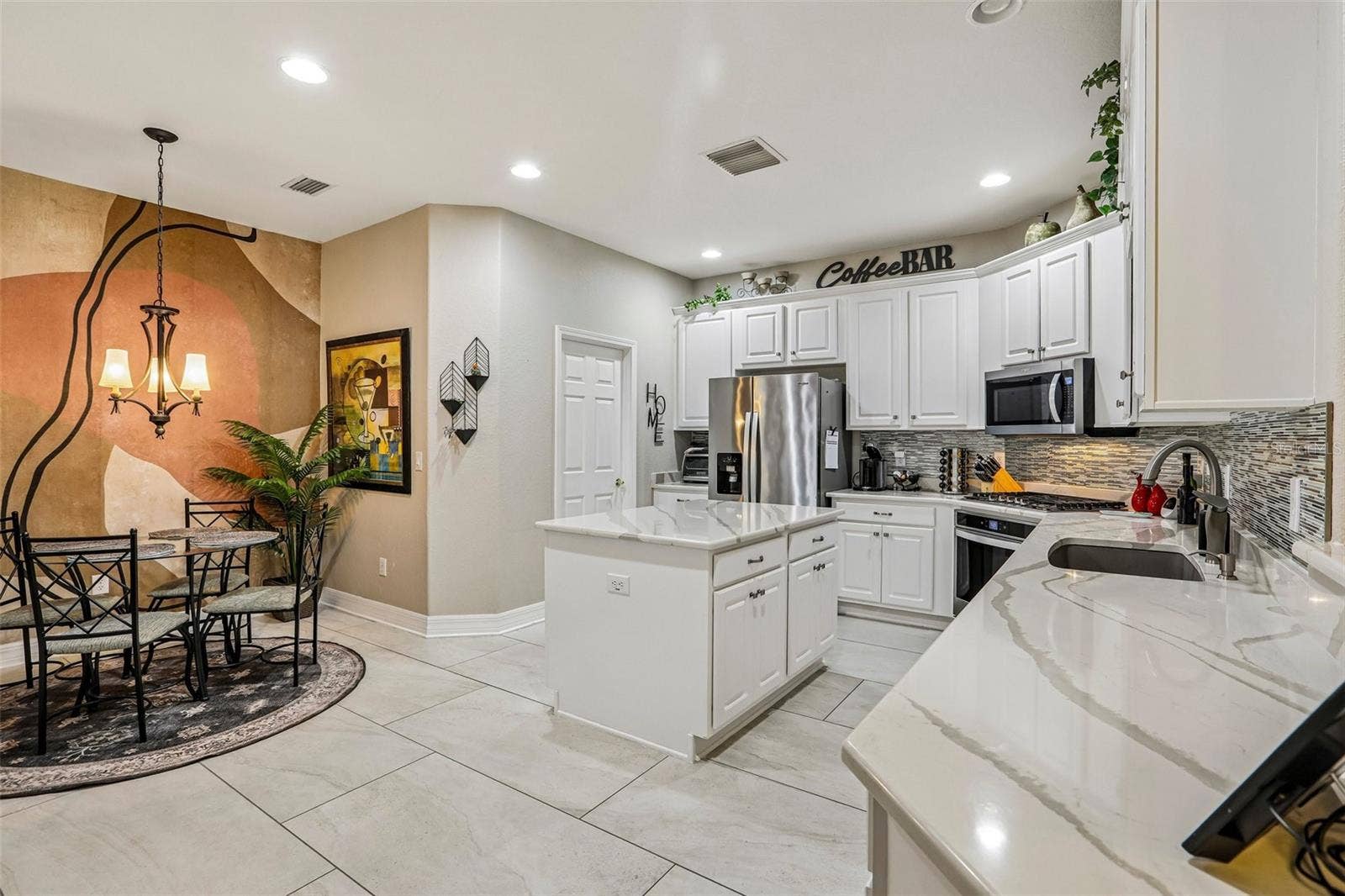 Large kitchen and nook