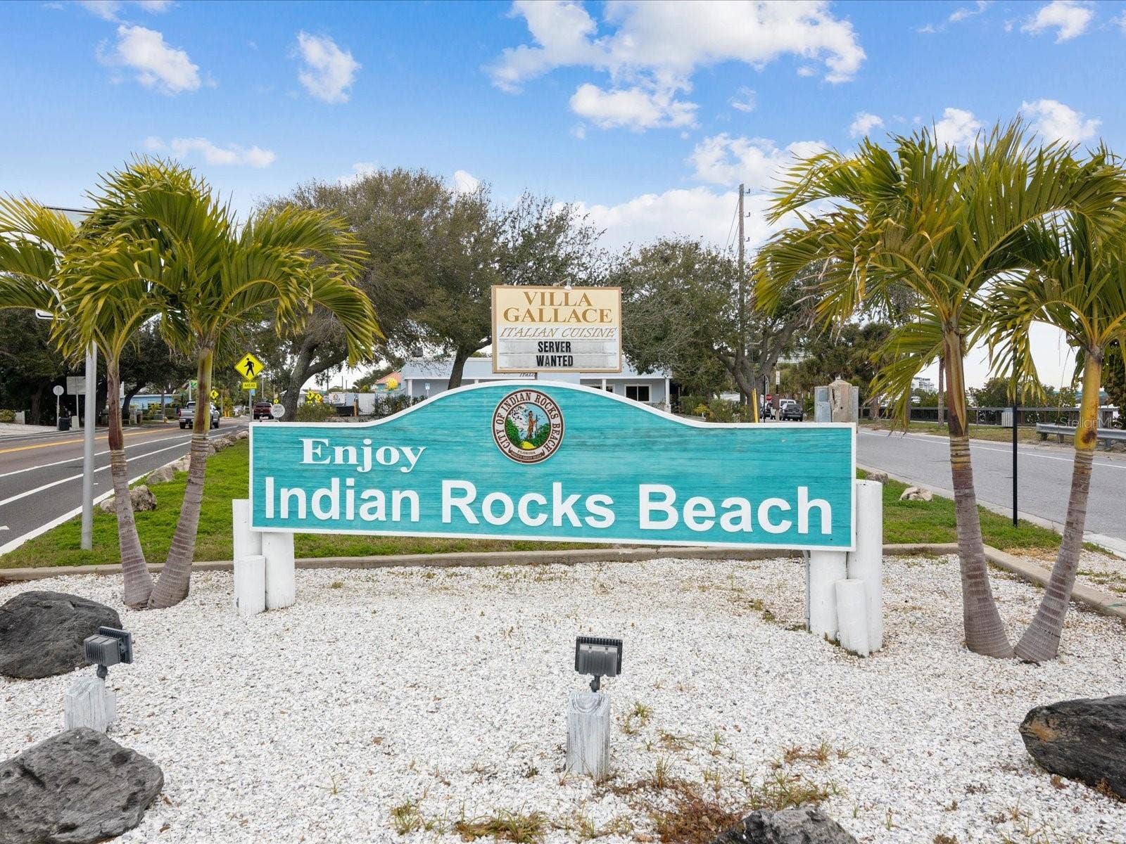 Nearby Indian Rocks Beach