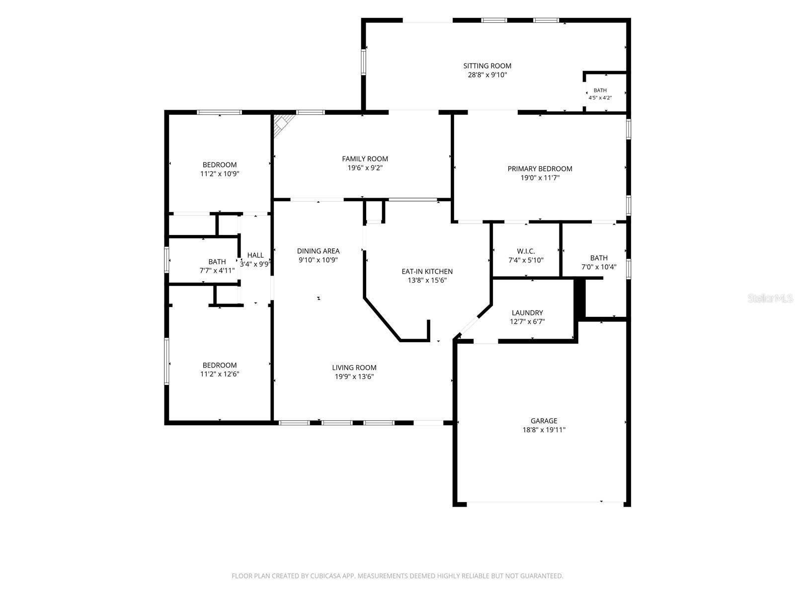 726 CALVERT AVENUE, Port Charlotte, FL 33948 Floor Plan