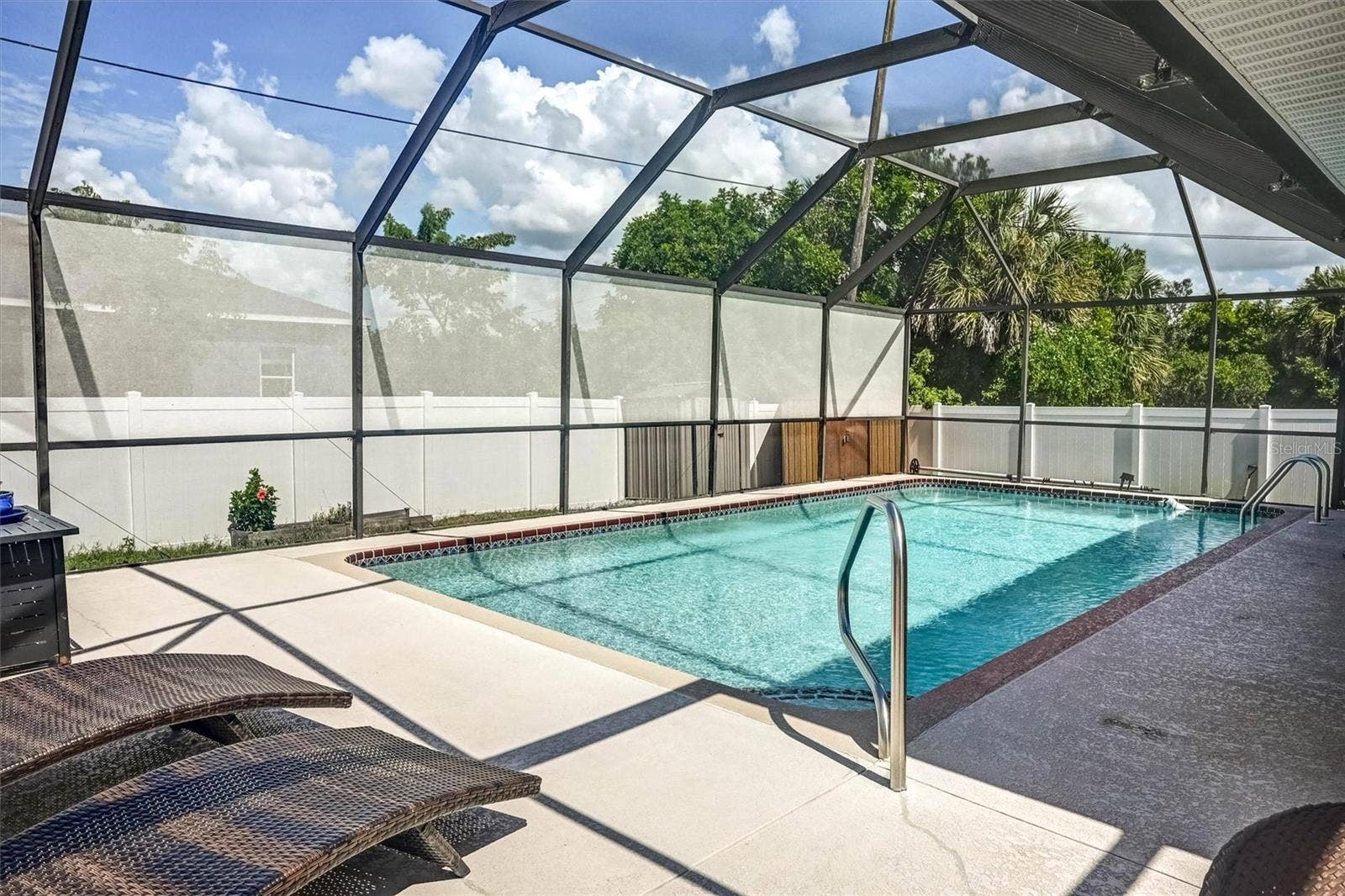 726 CALVERT AVENUE, Port Charlotte, FL 33948 Pool with Enclosure
