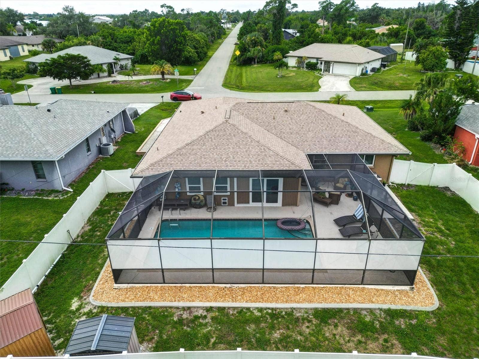 726 CALVERT AVENUE, Port Charlotte, FL 33948 Aerial