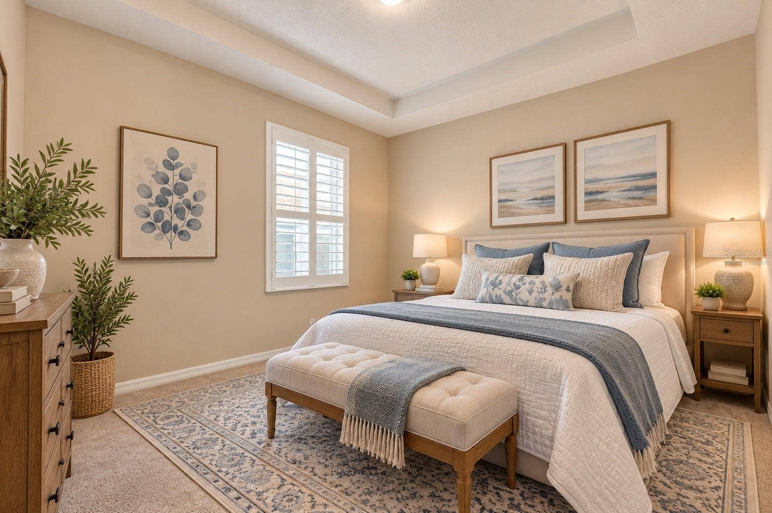32337 CONCHSHELL SAIL STREET, Wesley Chapel, FL 33545 In law suite bedroom-Virtually Staged