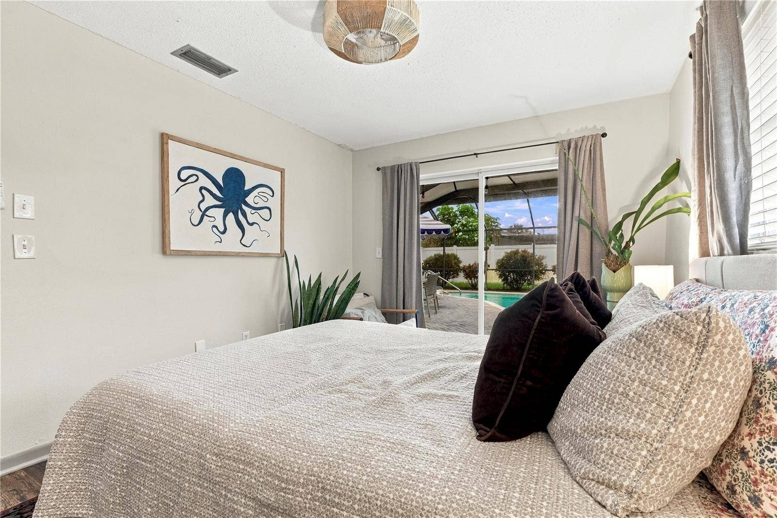 10211 139TH STREET, Largo, FL 33774 Bedroom 4 with pool patio access