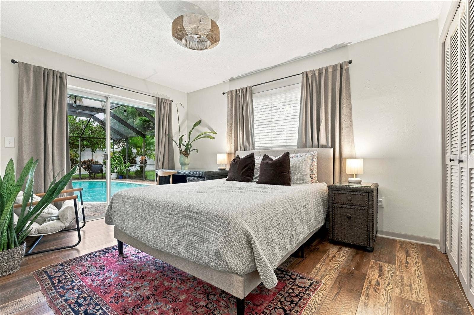 10211 139TH STREET, Largo, FL 33774 Bedroom 4 with pool patio access