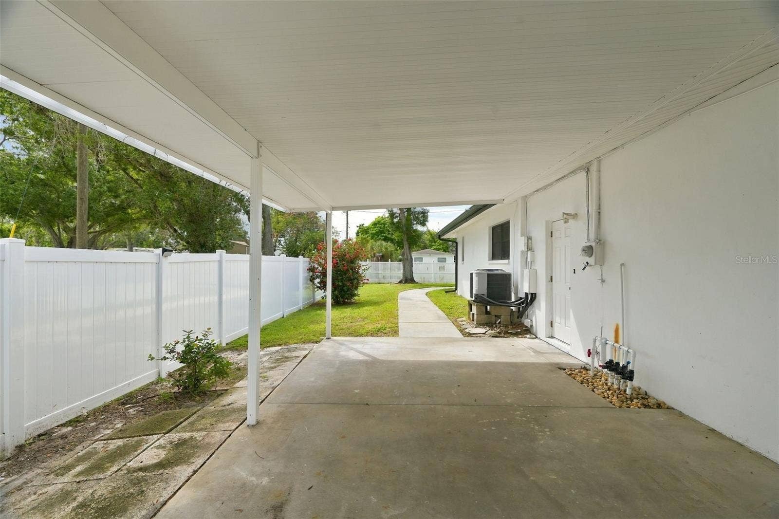 Bonus Carport Area for a golf cart or boat