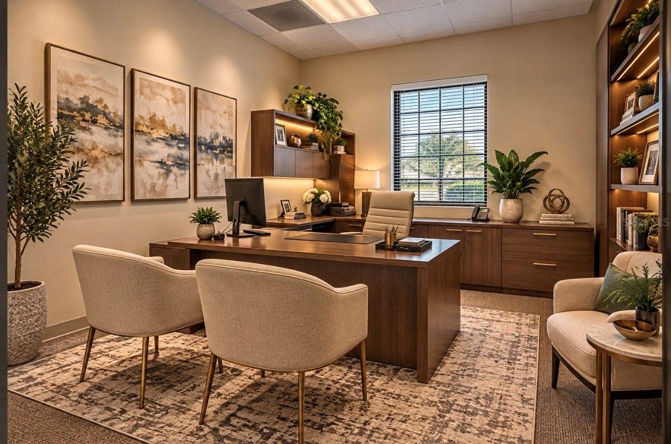 8222 118TH AVENUE, #600, Largo, FL 33773 AI rendering redesigned existing office 3