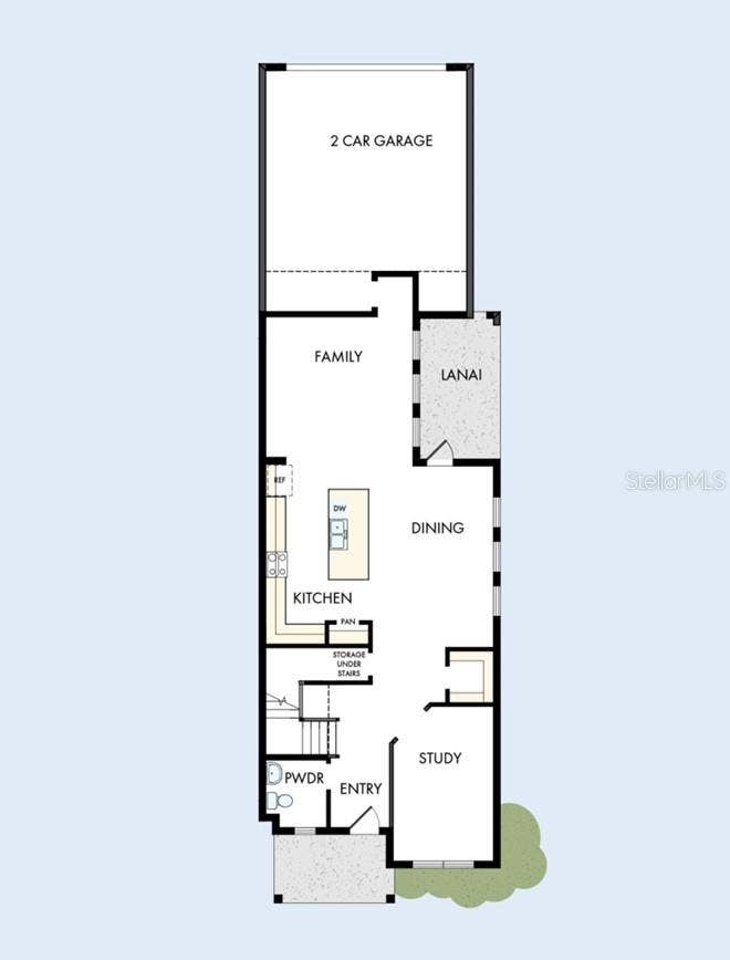 15053 SIRLEAF DRIVE, Orlando, FL 32827 Floor Plan First Floor