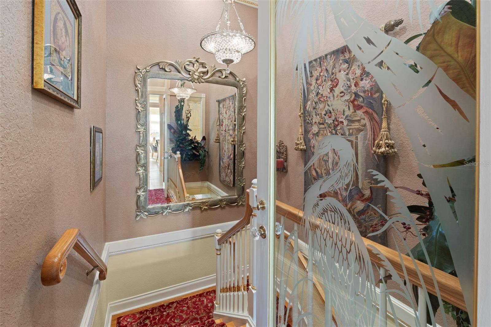 964 MONTE CRISTO BOULEVARD, Tierra Verde, FL 33715 Stairs from the Kitchen to the Wine Cellar