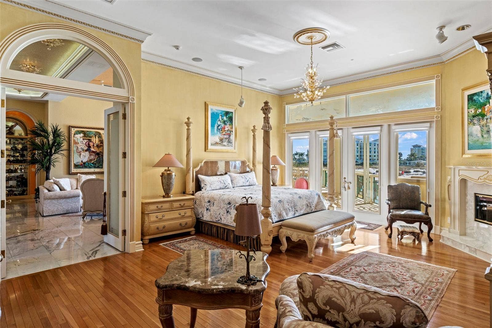 964 MONTE CRISTO BOULEVARD, Tierra Verde, FL 33715 Double Door Entry to the Primary Suite