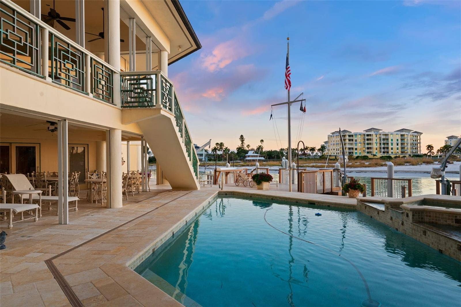 964 MONTE CRISTO BOULEVARD, Tierra Verde, FL 33715 Twilight on the Channel