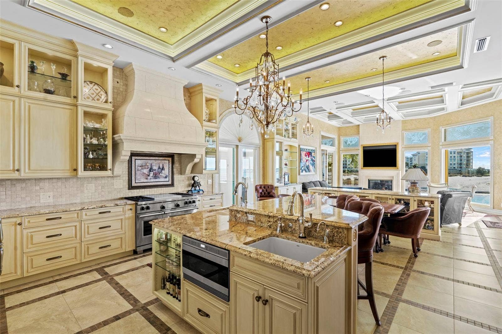 964 MONTE CRISTO BOULEVARD, Tierra Verde, FL 33715 Two Sinks in the Kitchen for easy Prep and Clean up!