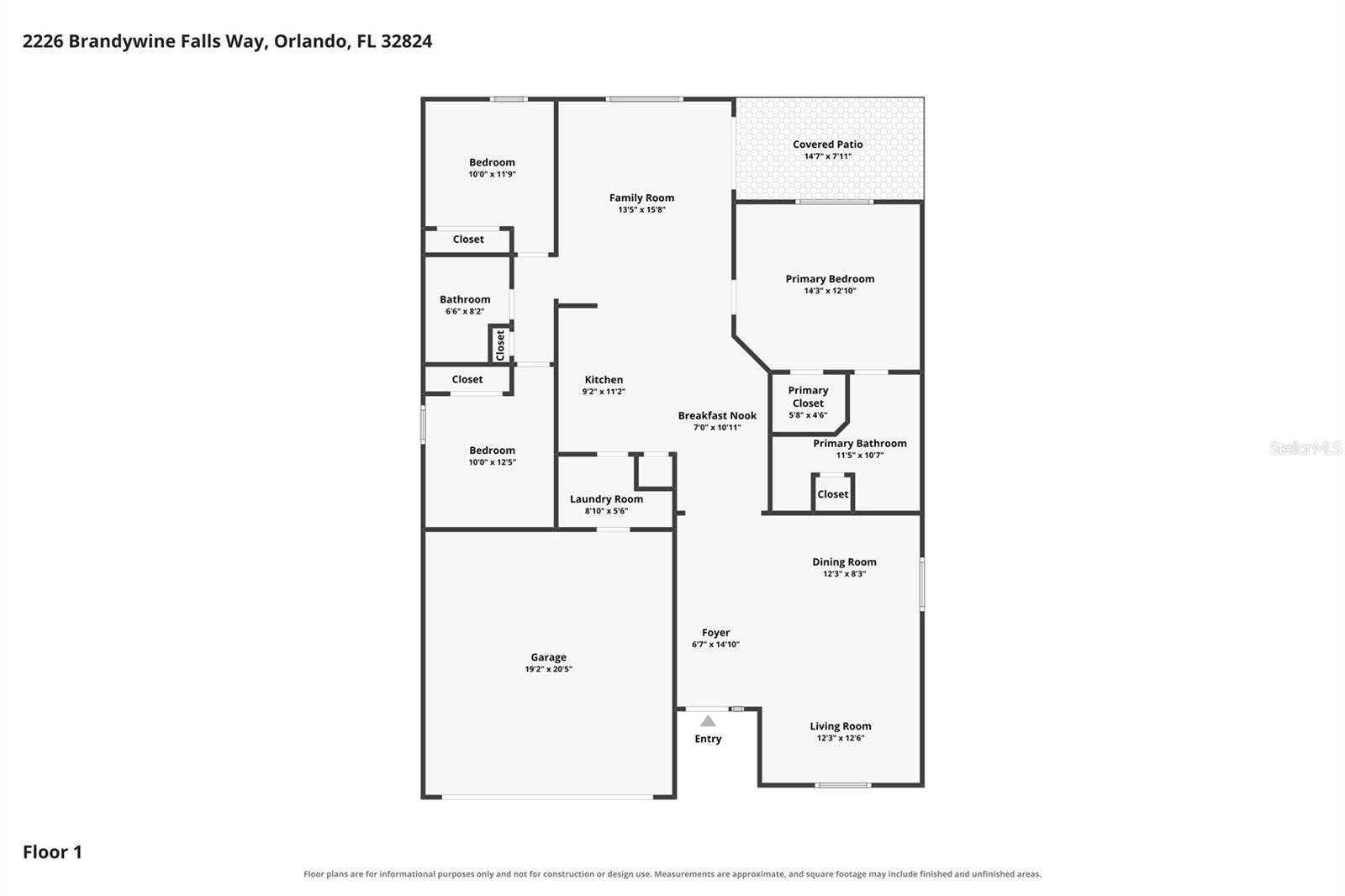 2226 BRANDYWINE FALLS WAY, Orlando, FL 32824 2226 BRANDYWINE FALLS WAY, Orlando, FL 32824