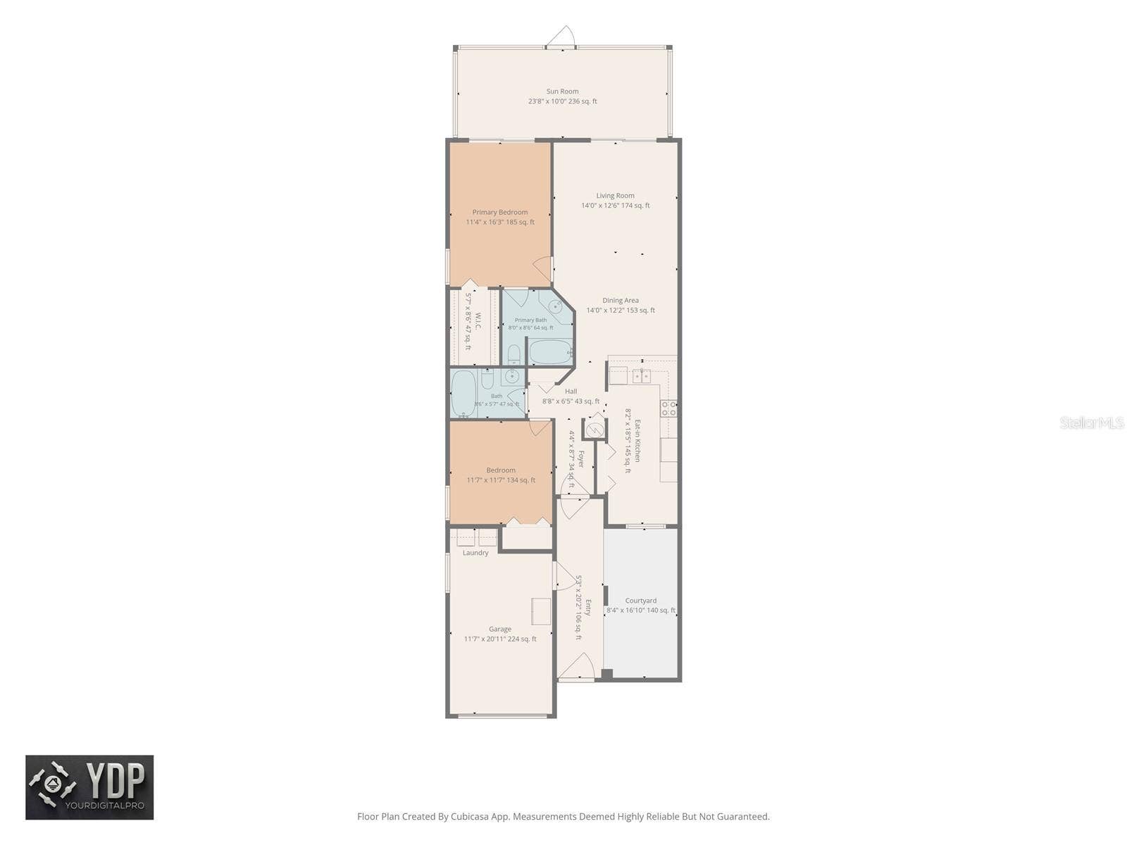 2771 SUMMERDALE DRIVE, #7, Clearwater, FL 33761 Floor Plan