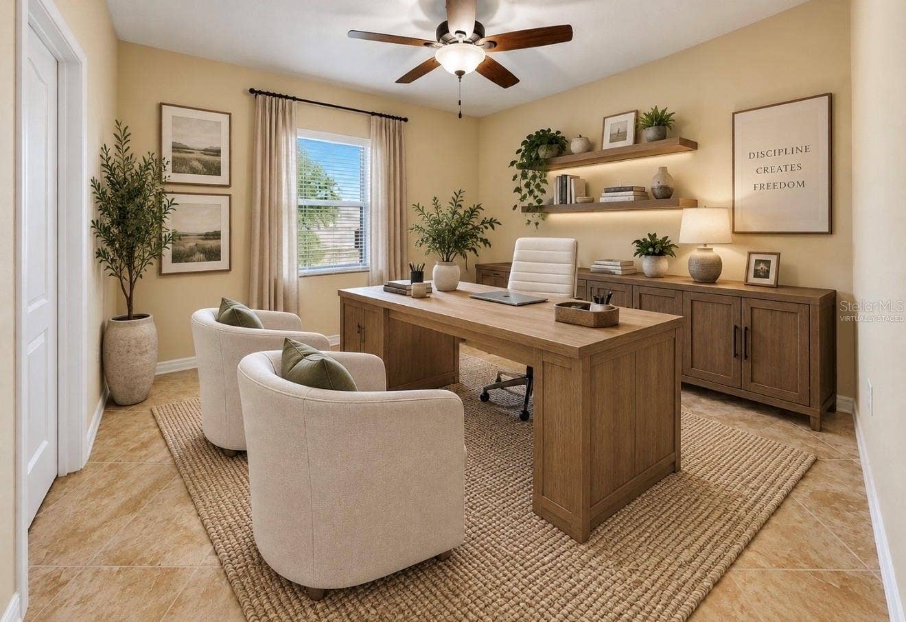 12130 STREAMBED DRIVE, Riverview, FL 33579 Virtually Staged 1st Floor Office or Bedroom with Attached Full Bath