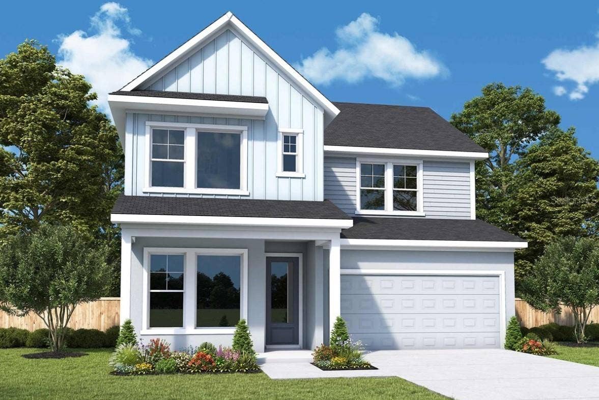 5807 NATIVE OAK STREET, Mount Dora, FL 32757 Front Exterior Rendering **Paint Colors May Vary