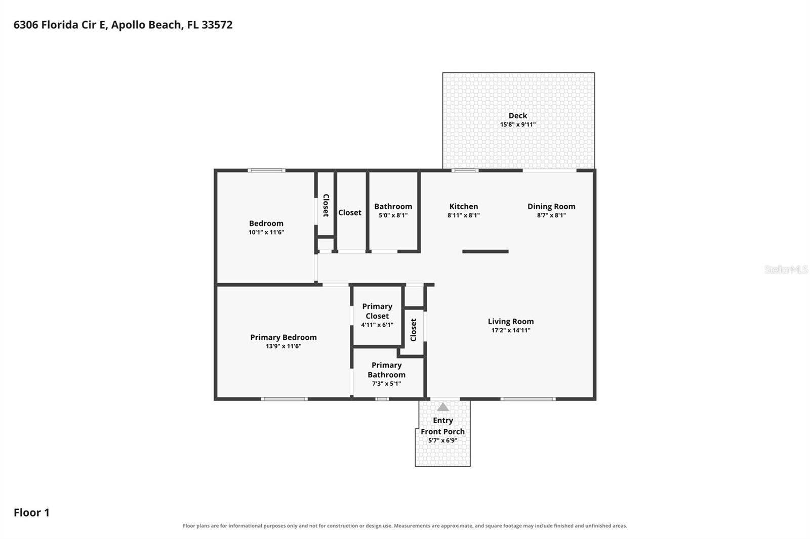 6306 FLORIDA CIR E, Apollo Beach, FL 33572