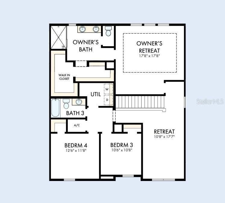 5843 NATIVE OAK STREET, Mount Dora, FL 32757 Floor Plan Second Floor