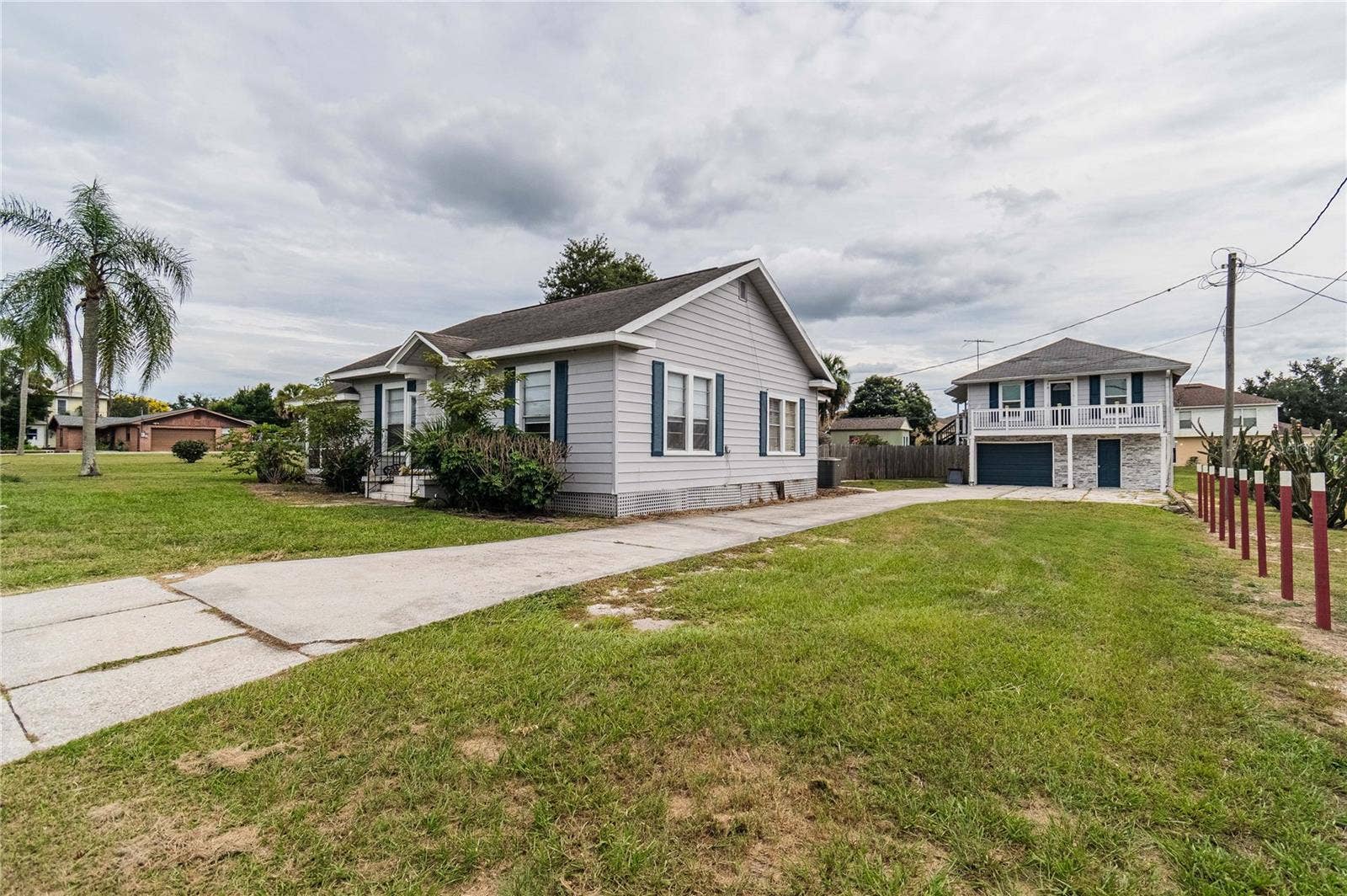 Detached garage with apartment on second floor