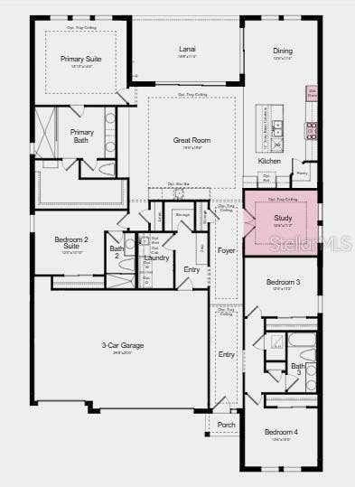 Additional Highlights include: Tray ceiling package, whole house 8' interior doors, outdoor kitchen rough-in, gourmet kitchen appliance package, whole house blinds, and quartz countertops.