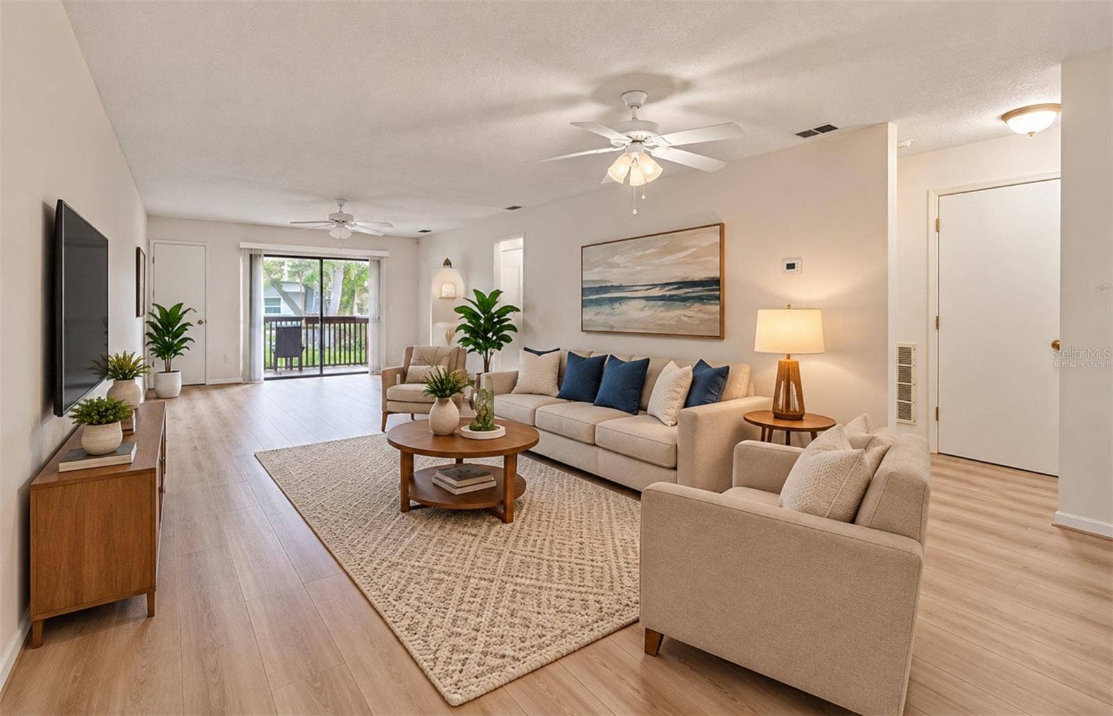 7700 92ND STREET, #210, Seminole, FL 33777 Virtually Staged Living Room