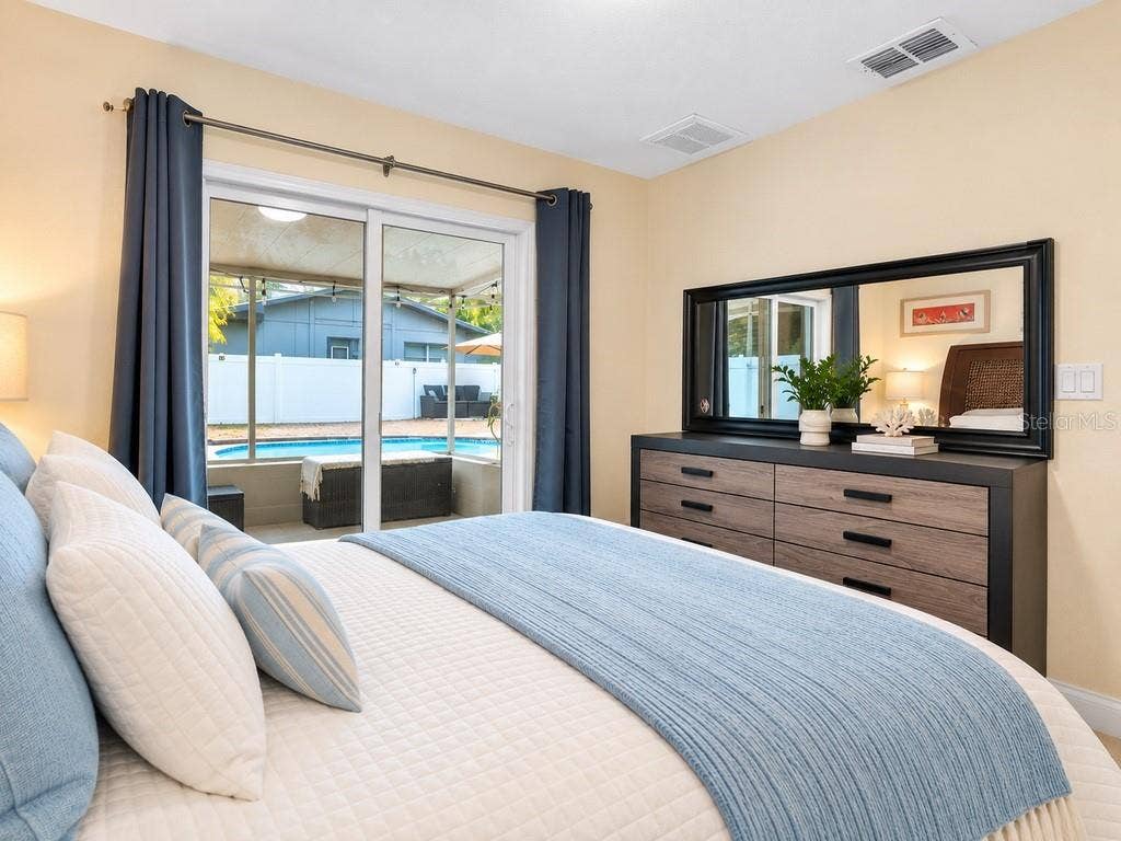 Bedroom 1 pool view