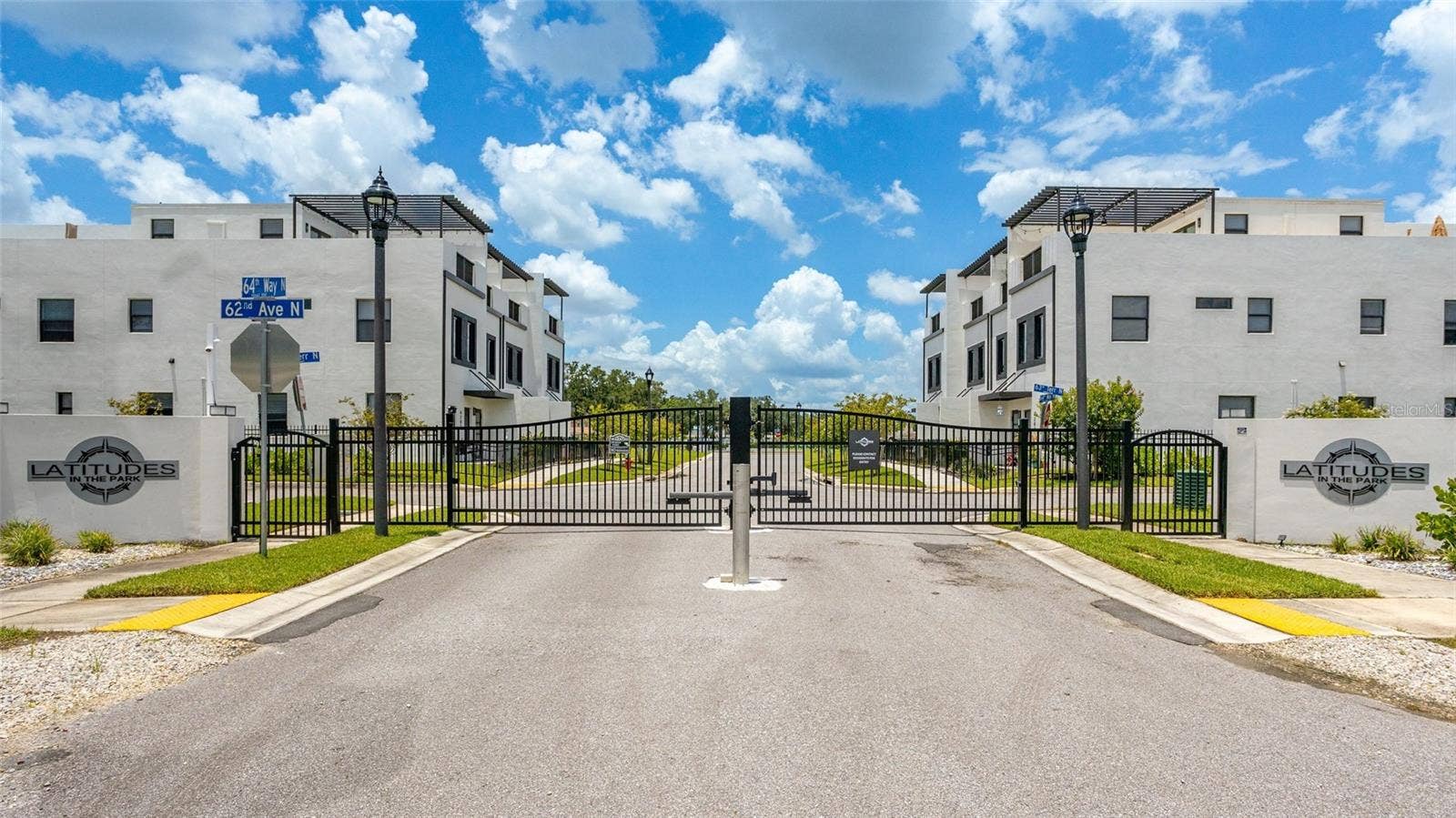 Gated entry to Latitudes in the Park