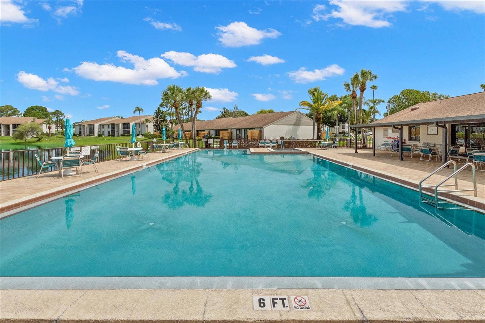 1708 PINE RIDGE WAY E, #B2, Palm Harbor, FL 34684 Pool view
