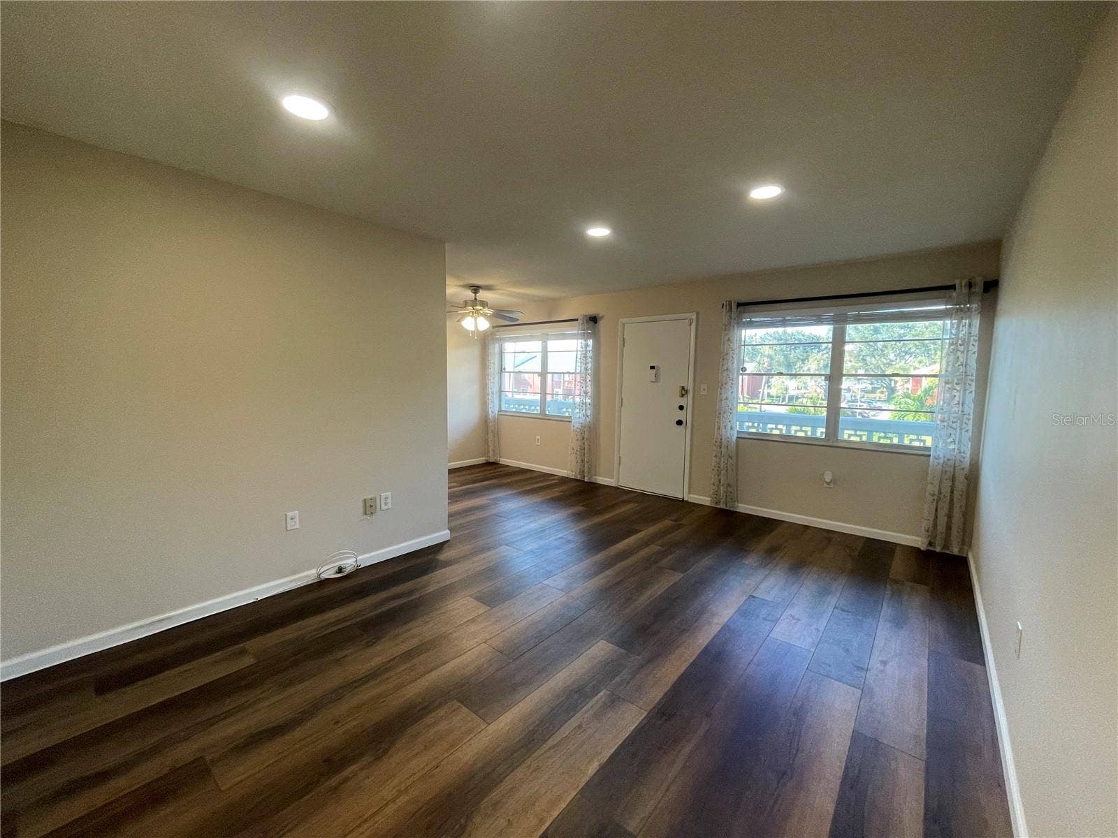 View from Living Room to Front of Condo