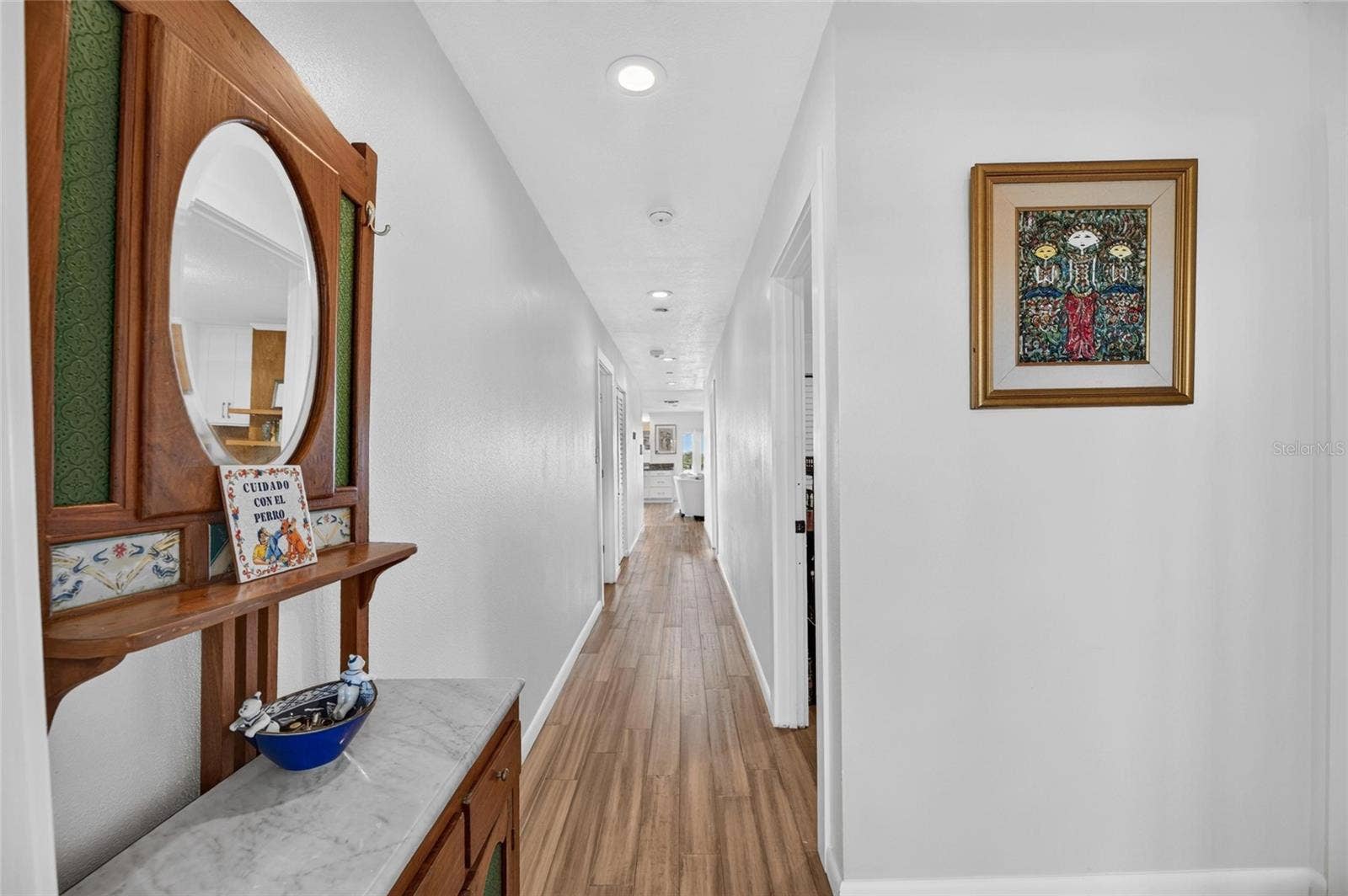 2780 N RIVERSIDE DRIVE, #601, Tampa, FL 33602 Hallway to Open Floor Plan Living