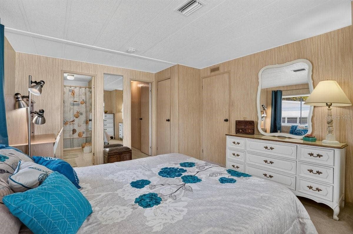 Spacious Main Bedroom with Walk In Closet Plus Linen Closet and Ensuite Bathroom