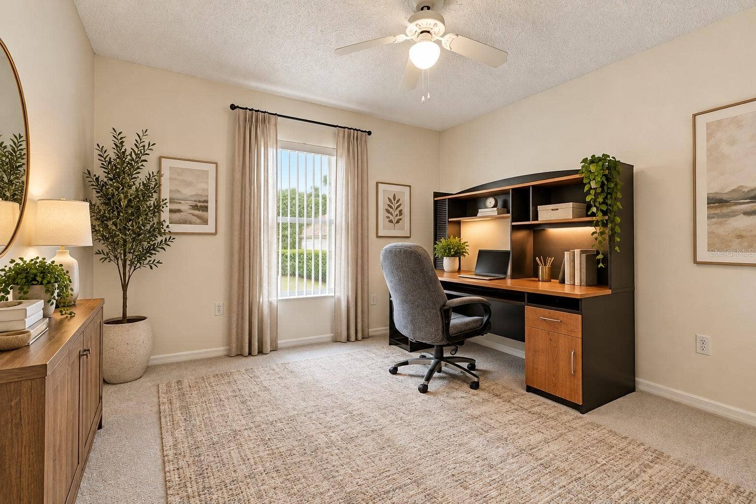 610 LAKEMONT DRIVE, Brandon, FL 33510 Virtually stage bedroom 2 currently used as office. Desk is for sale