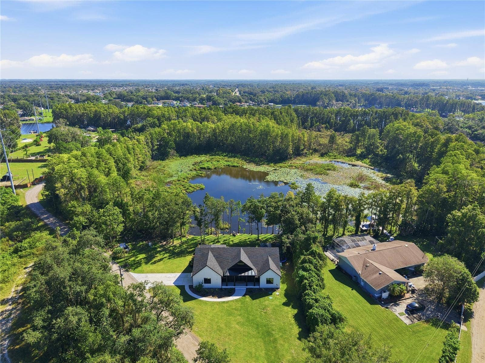 2664 WILSKY ROAD, Land O Lakes, FL 34639 Sitting on 1.7 lakefront acres, tucked away in the heart of Land O Lakes