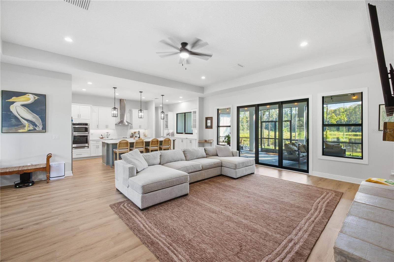2664 WILSKY ROAD, Land O Lakes, FL 34639 Great Room with 10 and 12 FT Ceilings