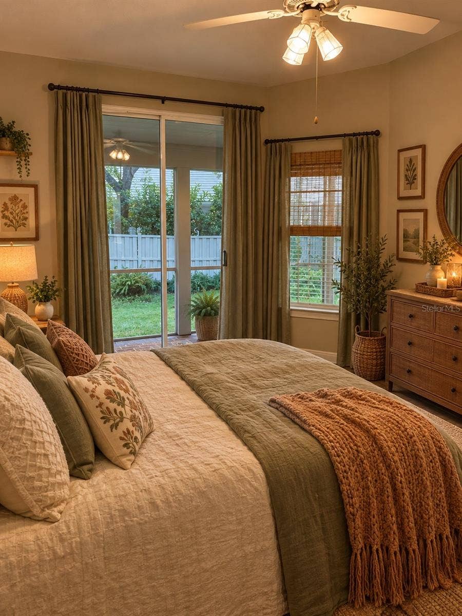 402 DATE PALM COURT NE, St Petersburg, FL 33703 Primary bedroom virtual staged