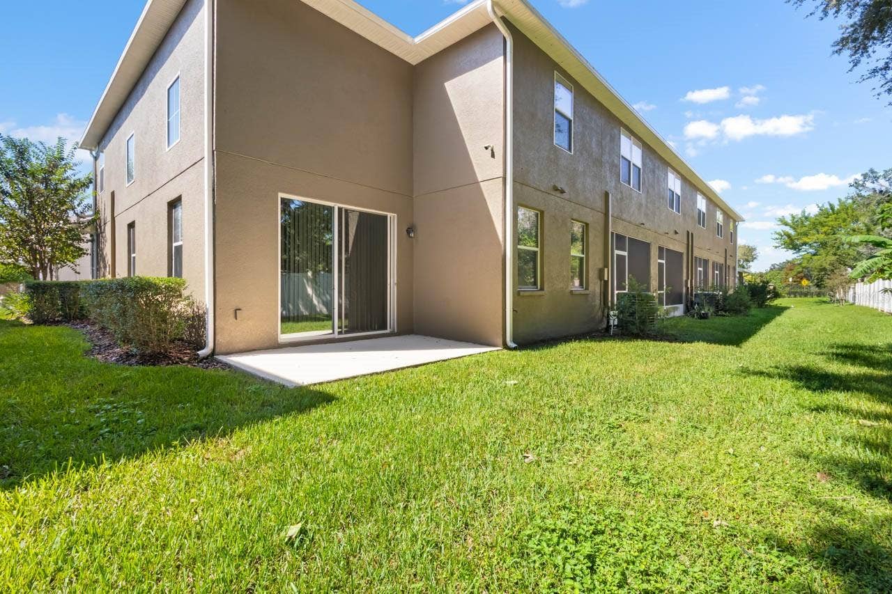 Patio on End Unit