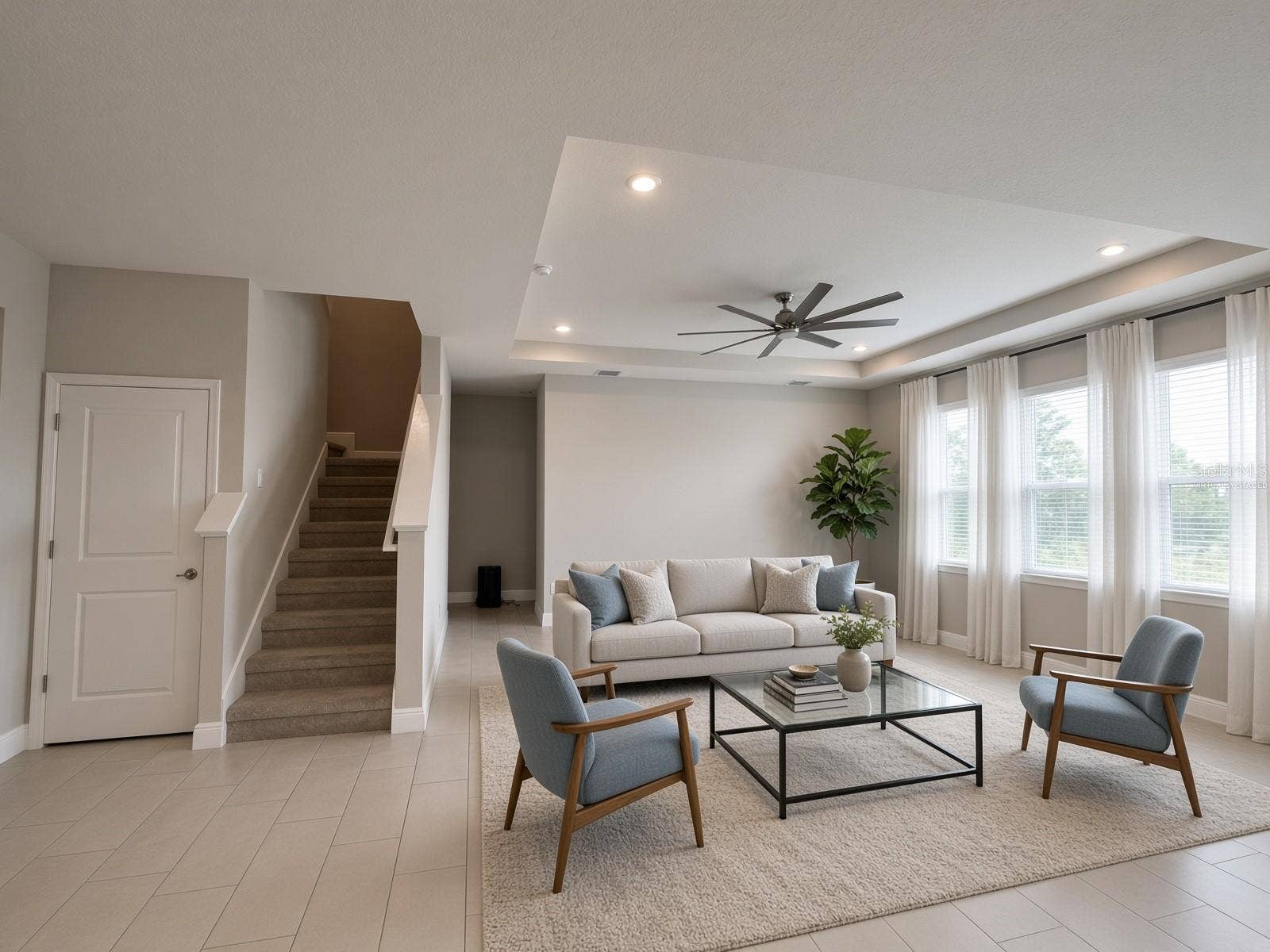 140 BRIGHT IBIS AVENUE, Apollo Beach, FL 33572 Great Room-Virtually Staged