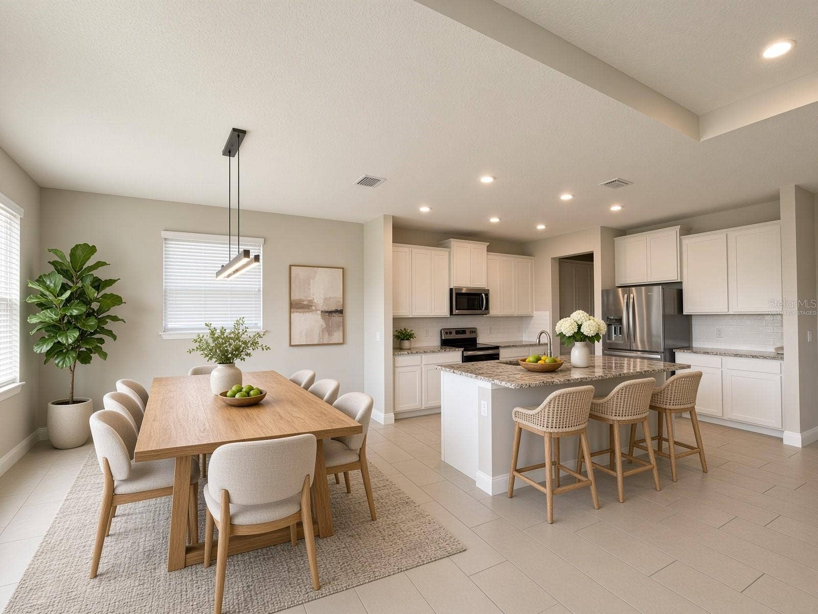 140 BRIGHT IBIS AVENUE, Apollo Beach, FL 33572 Dining/Kitchen-Virtually Staged