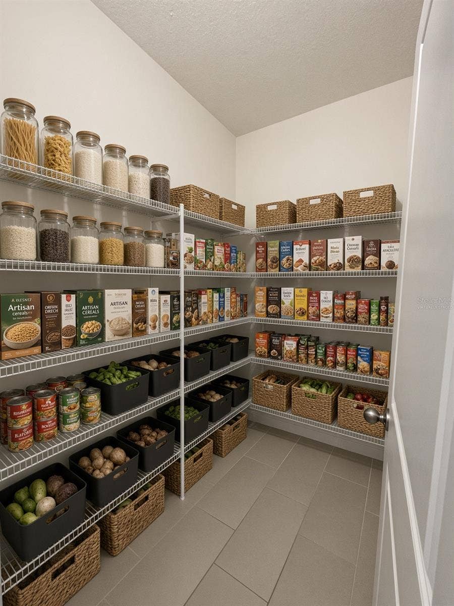 140 BRIGHT IBIS AVENUE, Apollo Beach, FL 33572 Pantry-Virtually Staged