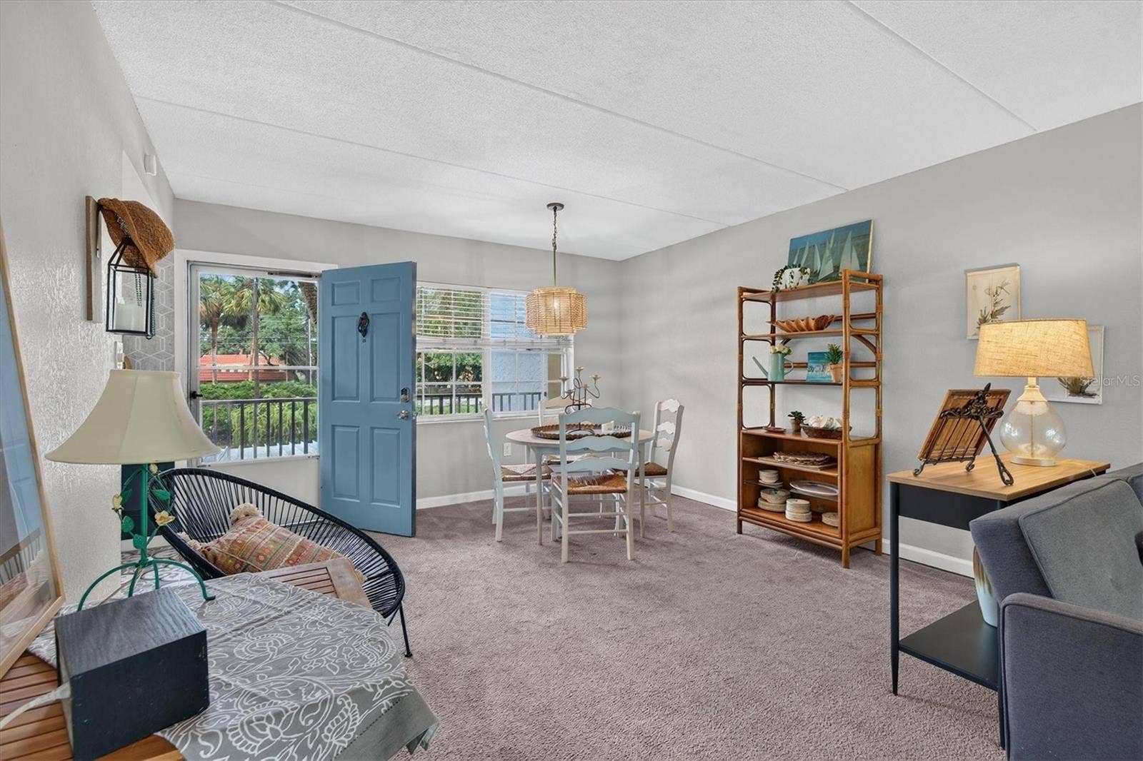 BoHo Chic decor is comfortable and easy to move and rearrange.