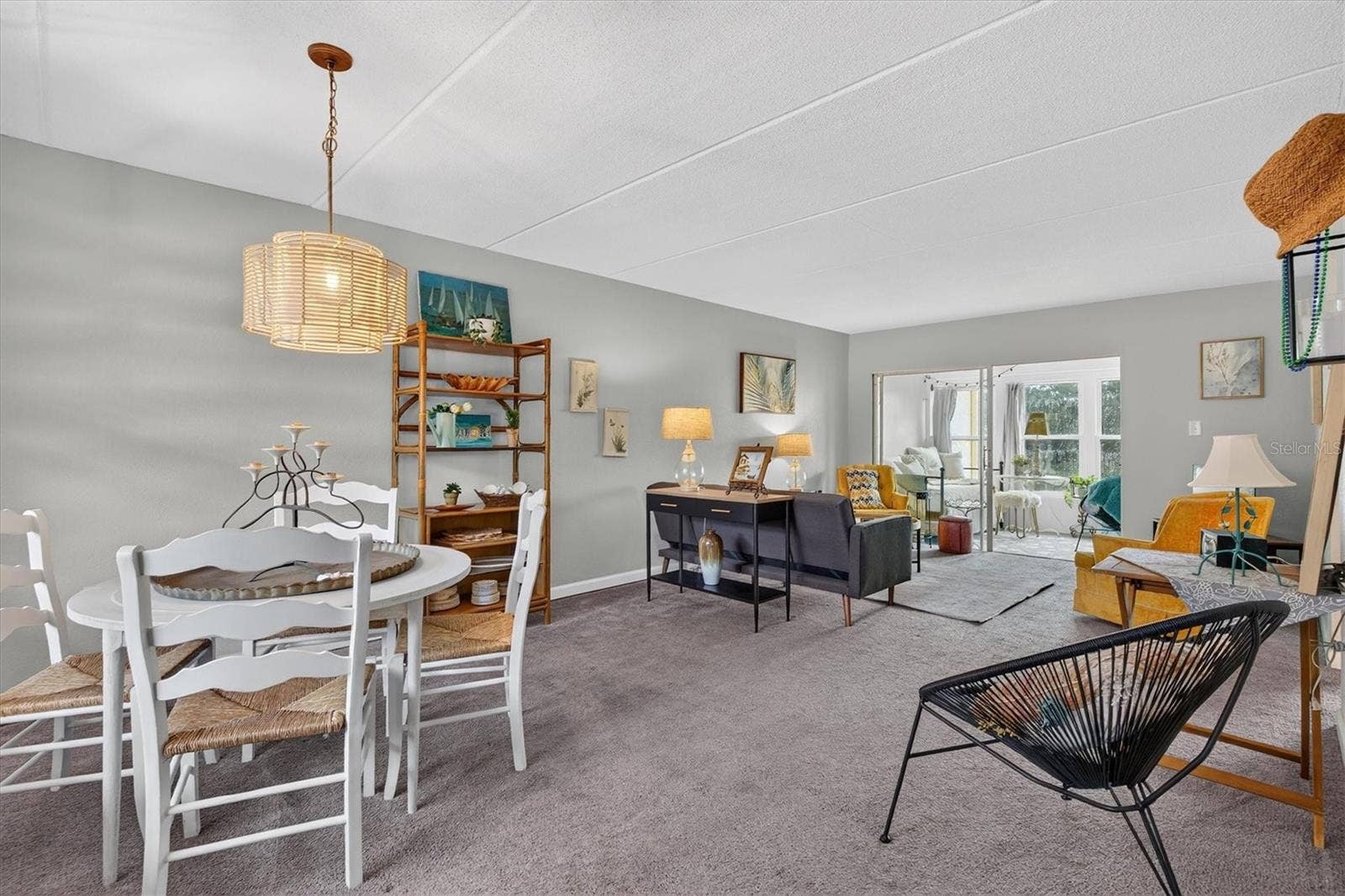 Open floorplan living area.