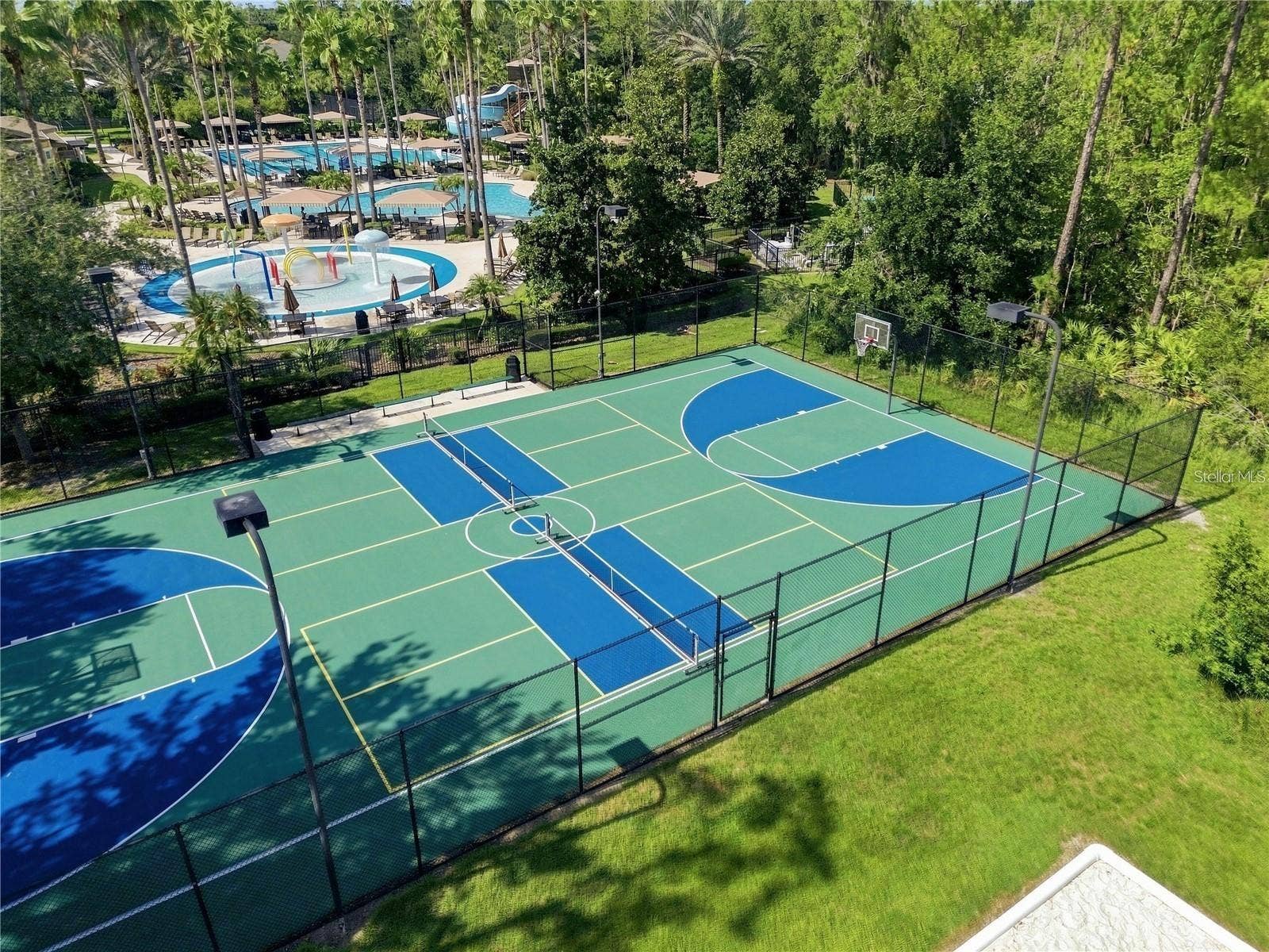 Pickleball, Basketball and Tennis Courts
