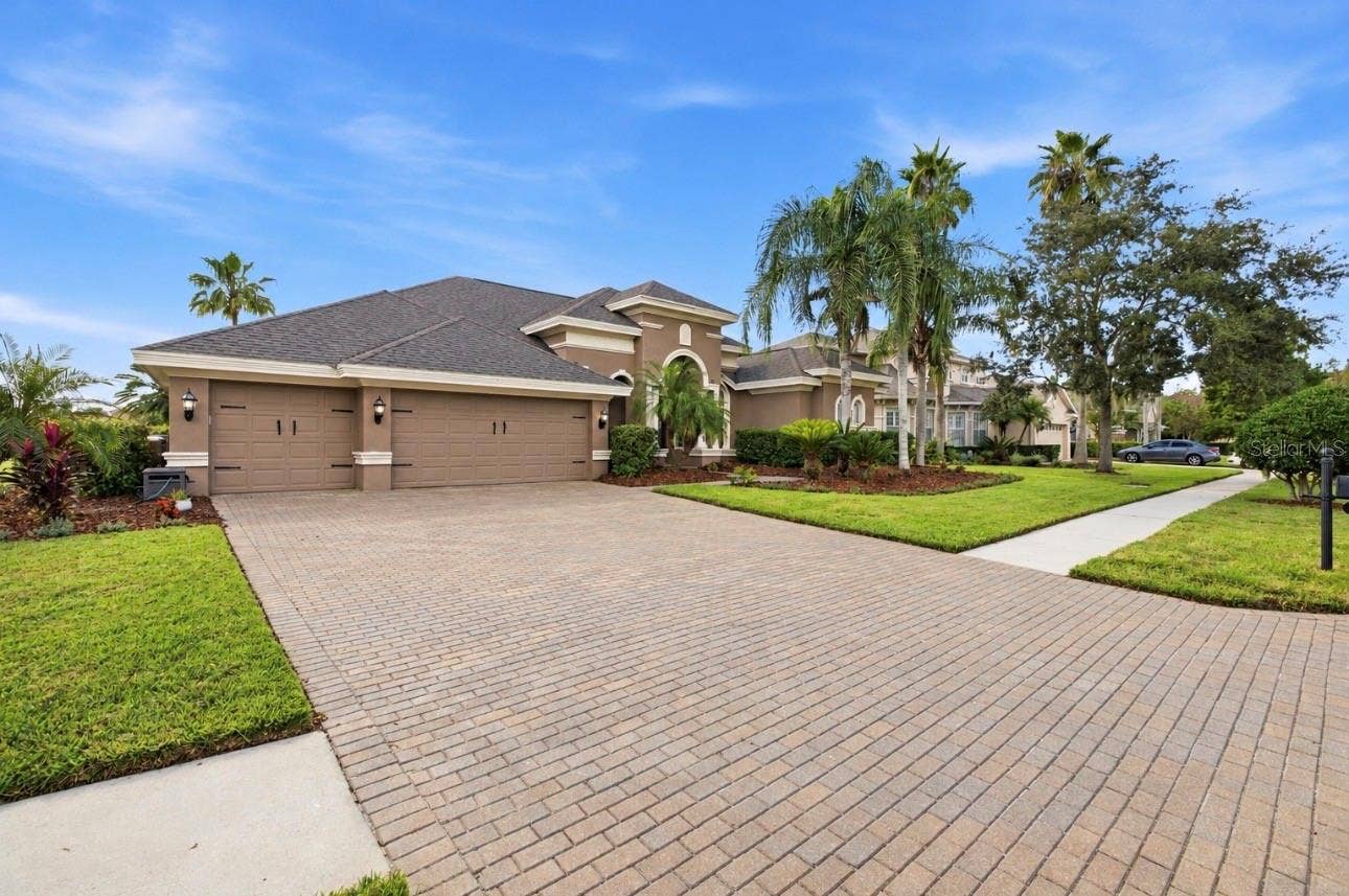3-Car garage and Full Paver Driveway!