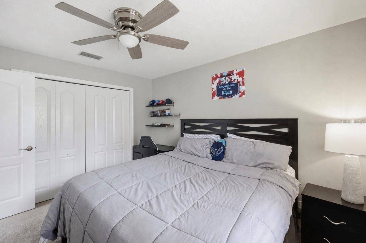 Bedroom 3- custom closet system