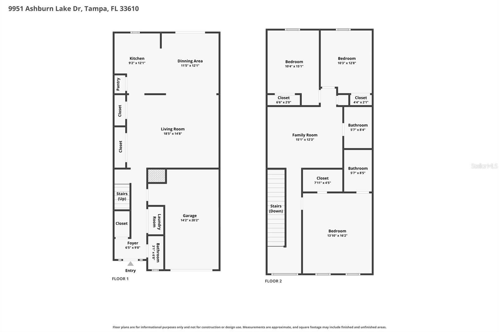 9951 ASHBURN LAKE DRIVE, Tampa, FL 33610 9951 ASHBURN LAKE DRIVE, Tampa, FL 33610