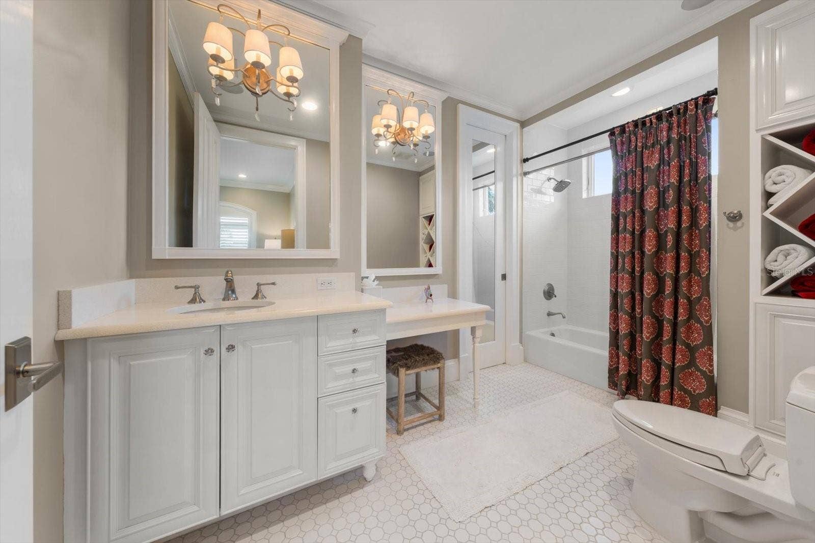 2056 COVE TRACE, Palm Harbor, FL 34685 Full Bath & Vanity Space connected to Bedroom #4