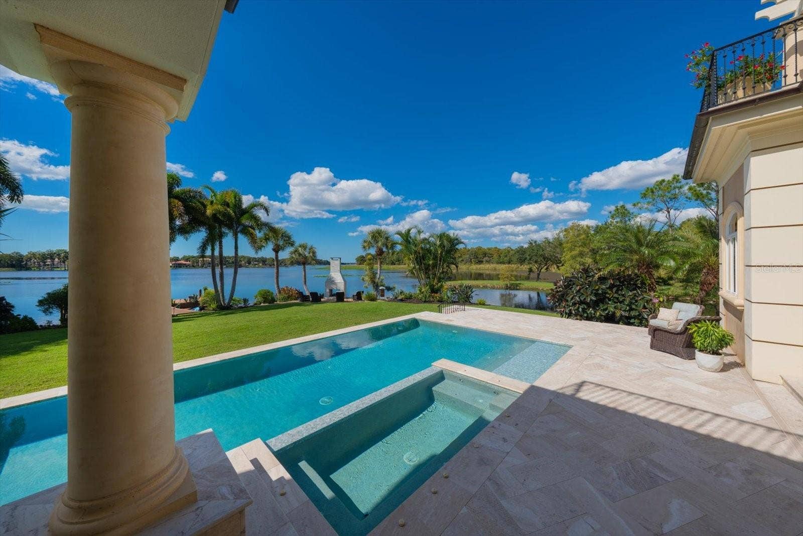 2056 COVE TRACE, Palm Harbor, FL 34685 Saltwater pool and spa over-looking serene water views