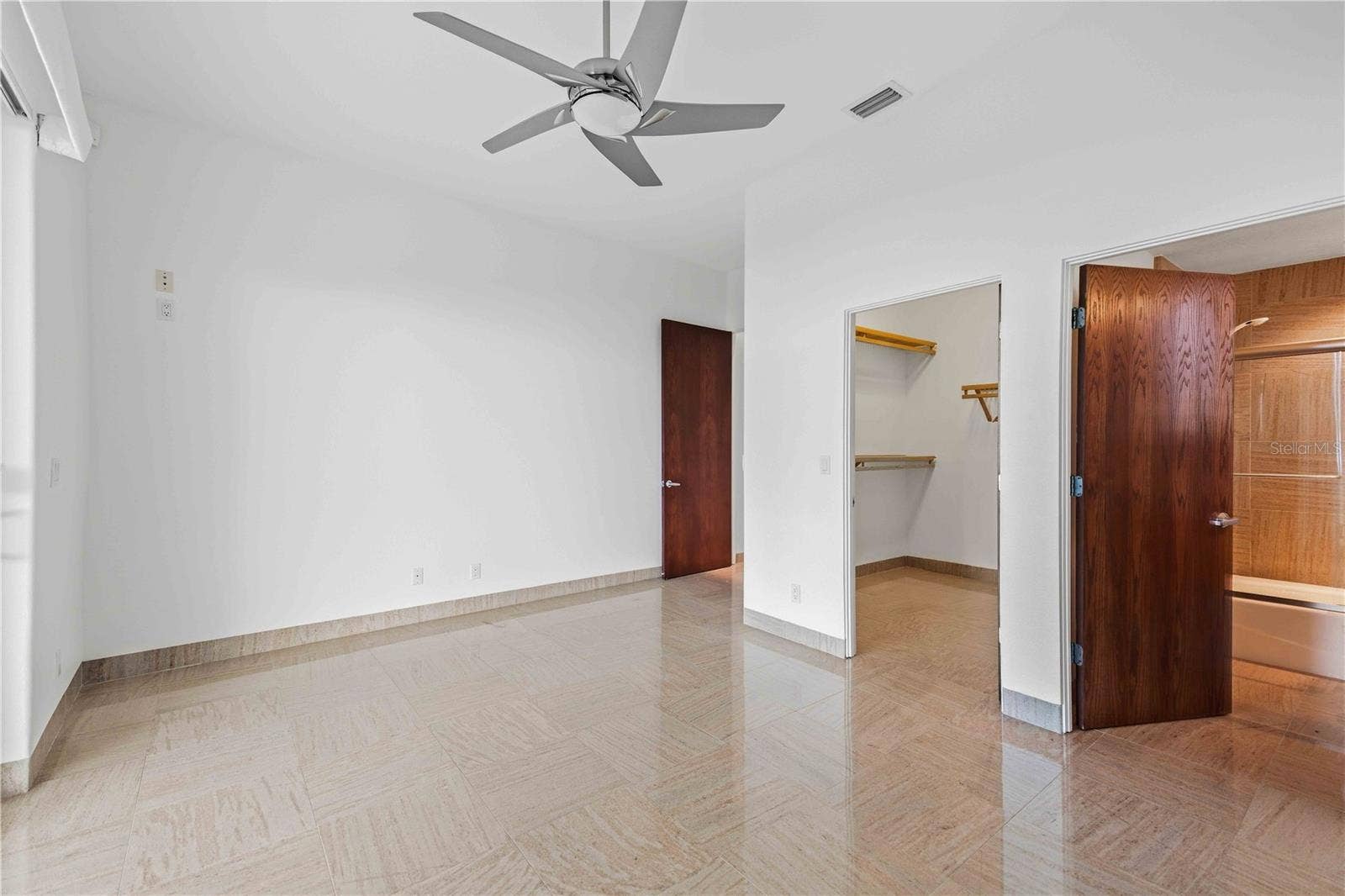 4908 64TH DRIVE W, Bradenton, FL 34210 Bedroom 2 with balcony and a view (w/ en suite)